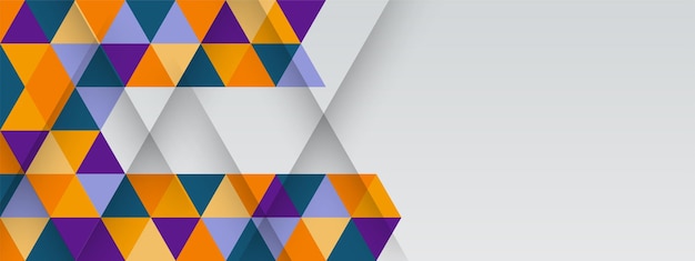 Fondo abstracto vectorial dinámico con formas geométricas coloridas