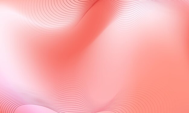 Fondo abstracto vectorial con ondas rojas