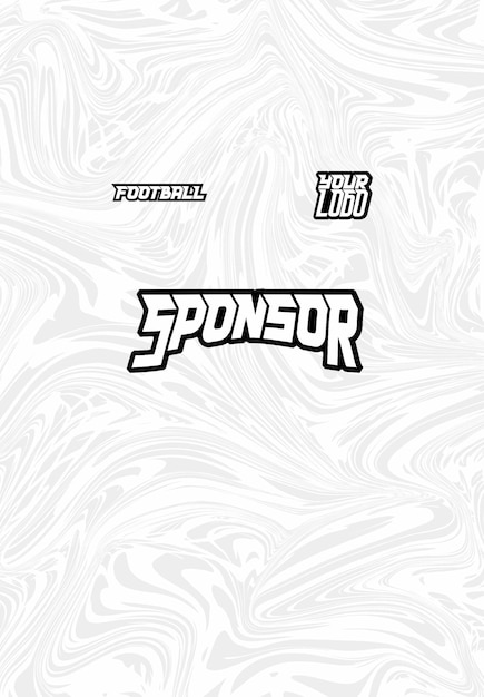 Fondo abstracto vectorial con un patrón fresco en leggings diseño de camiseta de fútbol para la sublimación