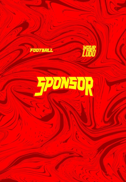 Fondo abstracto vectorial con un patrón genial en el diseño de la camiseta de fútbol de leggings para la sublimación.