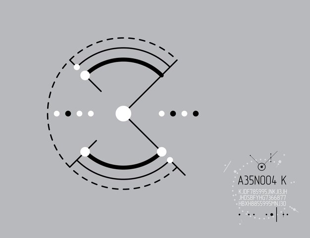 Fondo abstracto vectorial de tecnología de ingeniería mecánica, abstracción cibernética con esquemas industriales innovadores. Ilustración gráfica de arte.