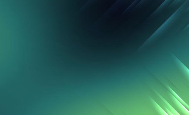 Fondo abstracto vectorial verde oscuro con elementos de gradiente