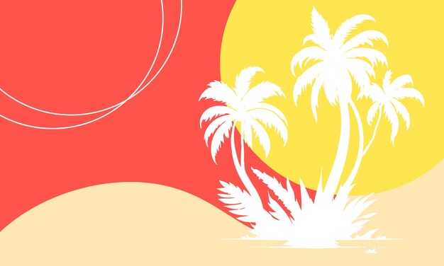 Fondo abstracto Verano con espacio de copia para póster Banner Tarjeta Invitación Redes sociales