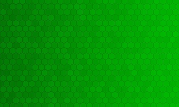 Fondo abstracto verde geométrico con hexágonos