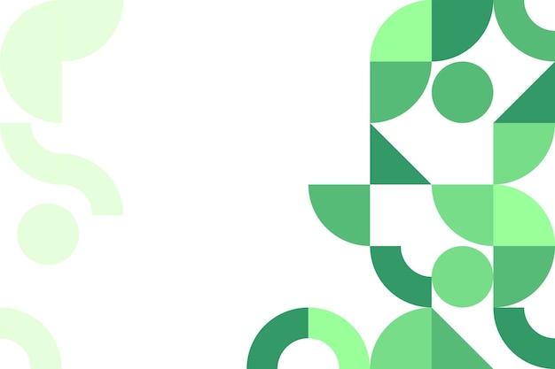 Fondo abstracto verde geométrico