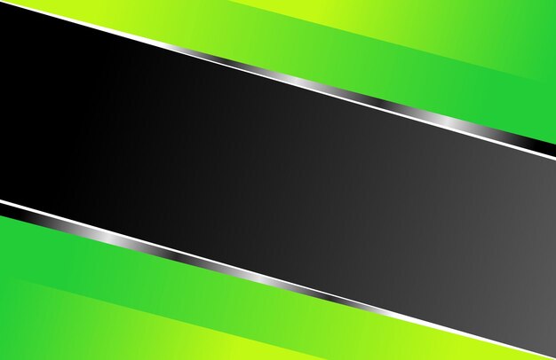 Fondo abstracto verde y negro Ilustración vectorial Concepto gráfico para su diseño