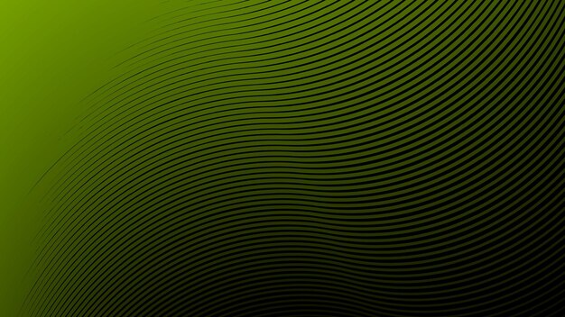 Fondo abstracto verde negro con líneas de rayas verdes para el fondo o la presentación