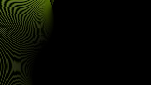 Fondo abstracto verde negro con líneas de rayas verdes para el fondo o la presentación