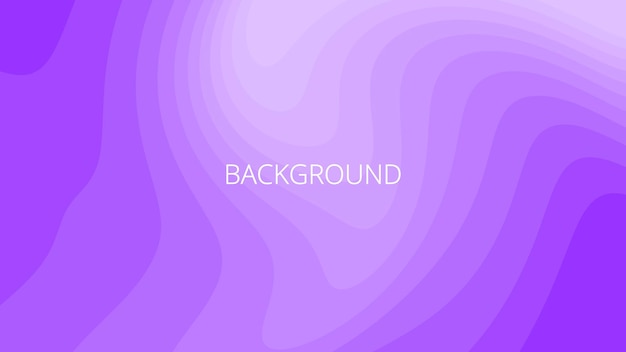 Fondo abstracto violeta con líneas onduladas afiladas y forma de remolino dinámico de gradiente Curvas inclinadas