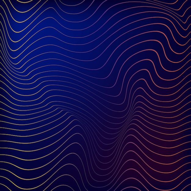 Vector fondo abstracto en zigzag con degradado de colores