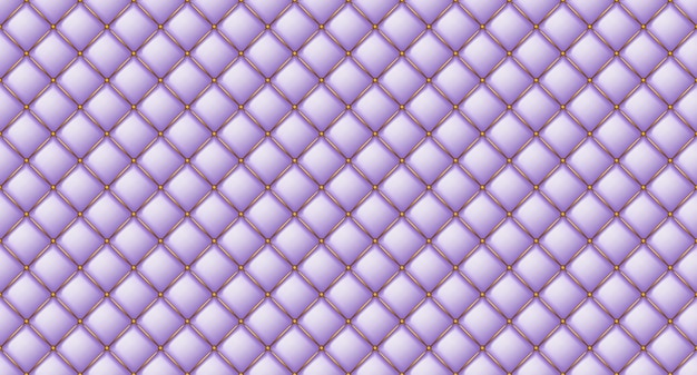 Fondo acolchado de tapicería Fondo de sofá de textura de cuero púrpura Fondo acochado de textura sin costuras