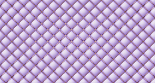 Vector fondo acolchado de tapicería fondo de sofá de textura de cuero púrpura fondo acochado de textura sin costuras