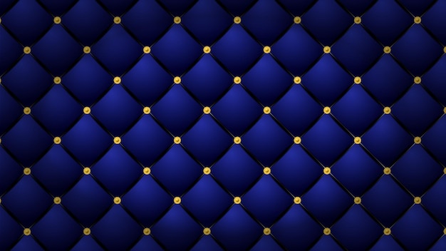 Fondo acolchado de terciopelo azul