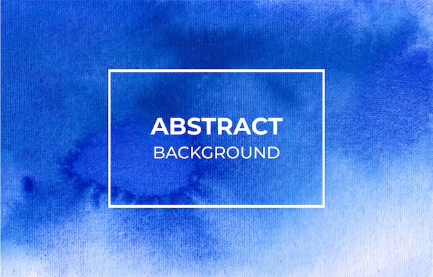 Fondo de acuarela abstracta azul