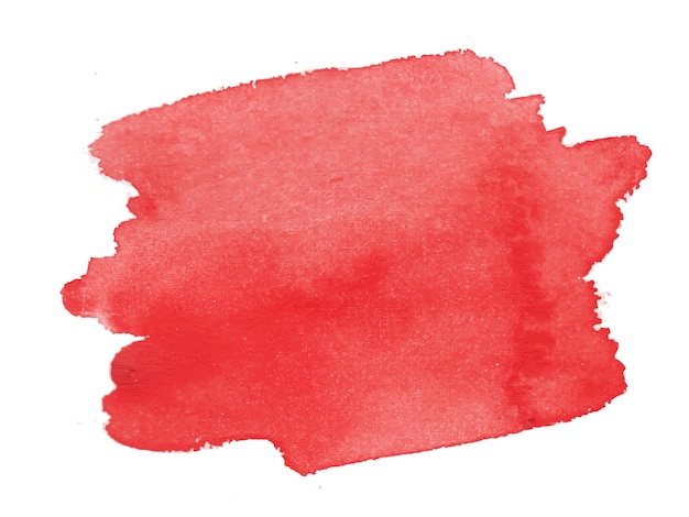 Fondo de acuarela abstracta roja