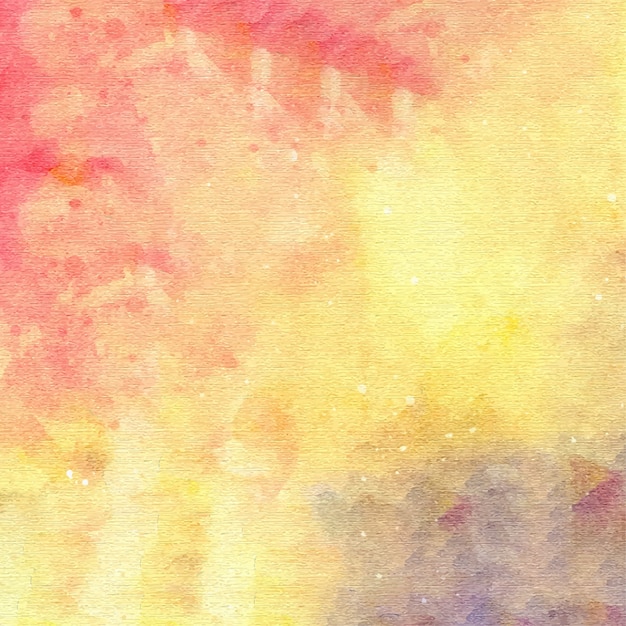 Fondo de acuarela abstracto amarillo