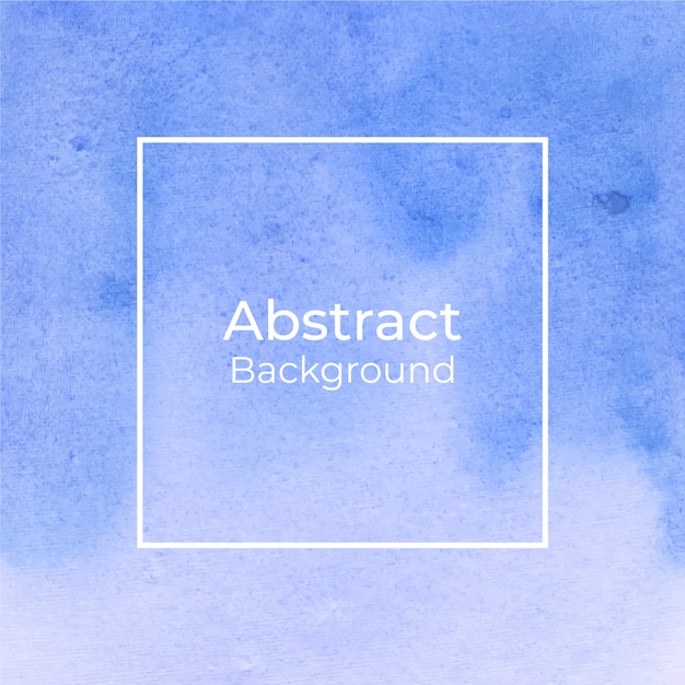 Fondo de acuarela azul abstracto