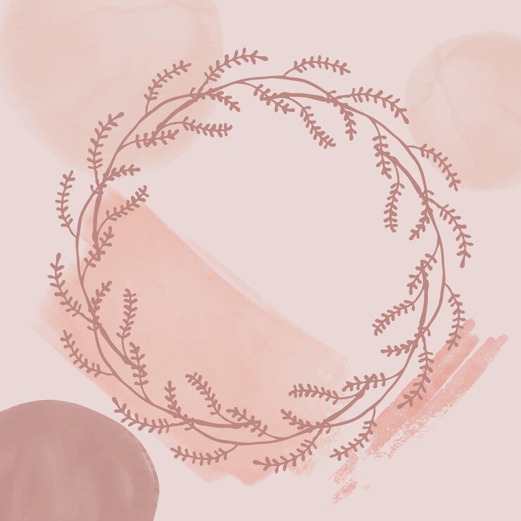 fondo de acuarela con elementos dibujados a mano, corona de fondo de dibujo de acuarela, corona de acuarela