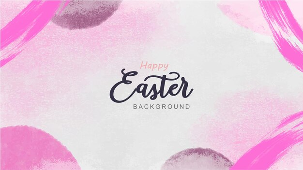 Fondo acuarela feliz pascua