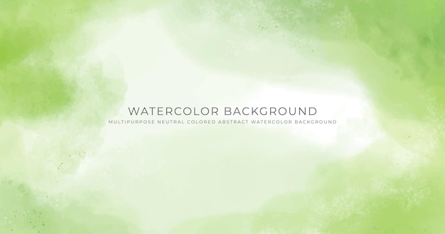 Fondo de acuarela horizontal abstracto Ilustración de fondo de espacio vacío de color claro neutro