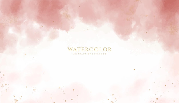 Fondo de acuarela horizontal abstracto Ilustración de fondo de espacio vacío de color claro neutro