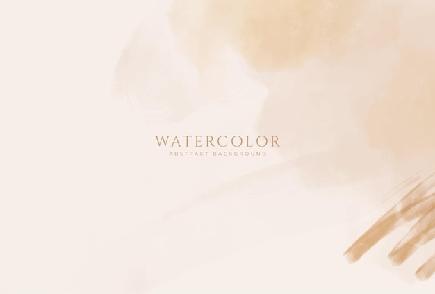 Fondo de acuarela horizontal abstracto Ilustración de fondo de espacio vacío de color claro neutro