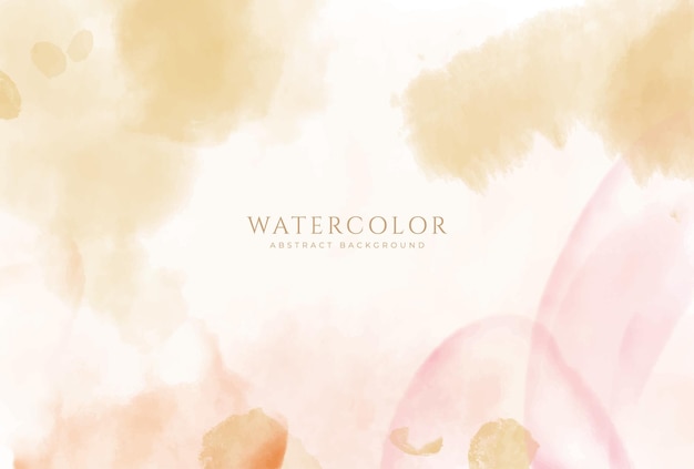 Fondo de acuarela horizontal abstracto Ilustración de fondo de espacio vacío de color claro neutro