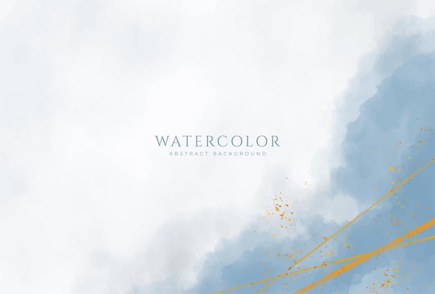 Fondo de acuarela horizontal abstracto Ilustración de fondo de espacio vacío de color claro neutro