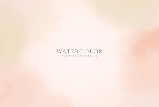 Fondo de acuarela horizontal abstracto Ilustración de fondo de espacio vacío de color claro neutro