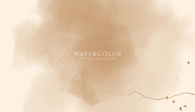 Fondo de acuarela horizontal abstracto Ilustración de fondo de espacio vacío de color claro neutro