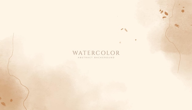 Fondo de acuarela horizontal abstracto Ilustración de fondo de espacio vacío de color claro neutro