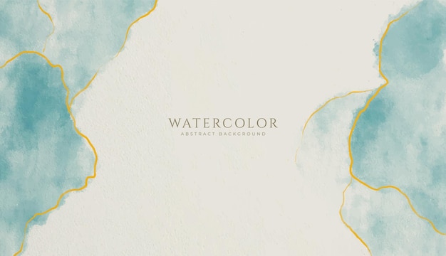 Fondo de acuarela horizontal abstracto Ilustración de fondo de espacio vacío de color claro neutro