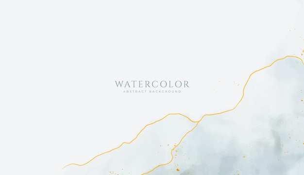 Fondo de acuarela horizontal abstracto Ilustración de fondo de espacio vacío de color claro neutro