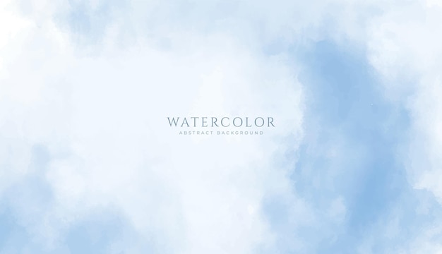 Fondo de acuarela horizontal abstracto Ilustración de fondo de espacio vacío de color claro neutro