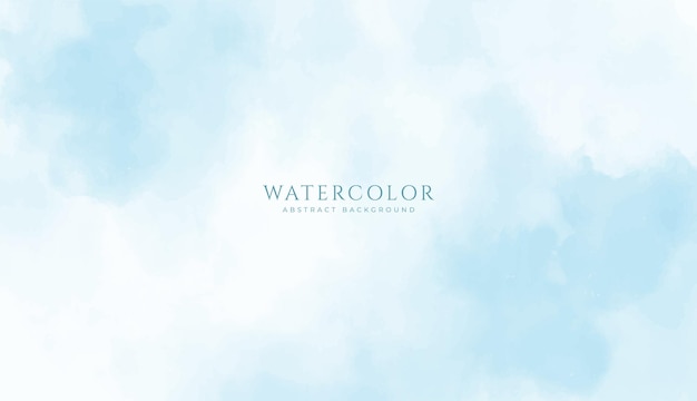 Fondo de acuarela horizontal abstracto Ilustración de fondo de espacio vacío de color claro neutro