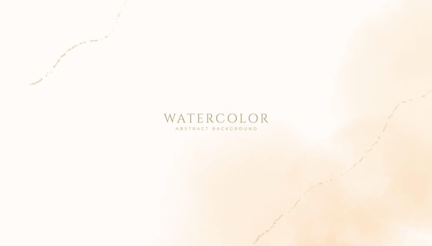 Fondo de acuarela horizontal abstracto Ilustración de fondo de espacio vacío de color claro neutro