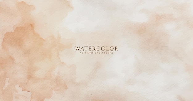 Fondo de acuarela horizontal abstracto Ilustración de fondo de espacio vacío de color claro neutro