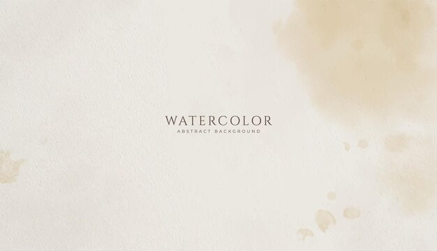 Fondo de acuarela horizontal abstracto Ilustración de fondo de espacio vacío de color claro neutro