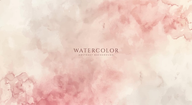 Fondo de acuarela horizontal abstracto Ilustración de fondo de espacio vacío de color claro neutro