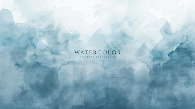Fondo de acuarela horizontal abstracto Ilustración de fondo de espacio vacío de color claro neutro