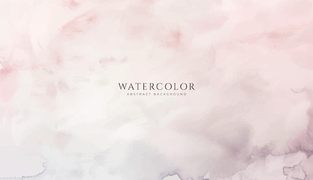 Fondo de acuarela horizontal abstracto Ilustración de fondo de espacio vacío de color claro neutro