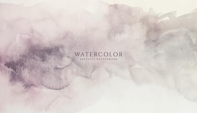 Fondo de acuarela horizontal abstracto Ilustración de fondo de espacio vacío de color claro neutro