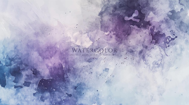 Fondo de acuarela horizontal abstracto Ilustración de fondo de espacio vacío de color claro neutro