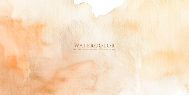 Fondo de acuarela horizontal abstracto Ilustración de fondo de espacio vacío de color claro neutro