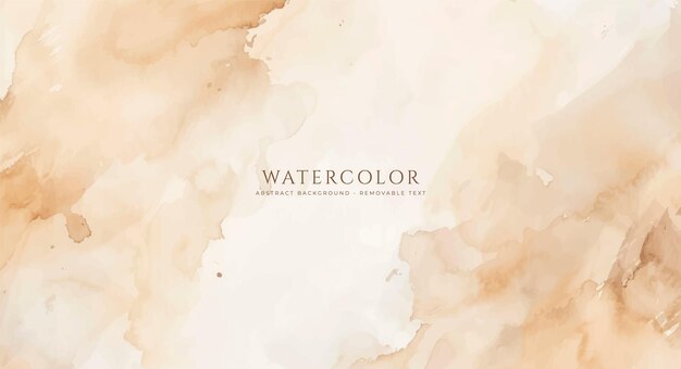 Fondo de acuarela horizontal abstracto Ilustración de fondo de espacio vacío de color claro neutro