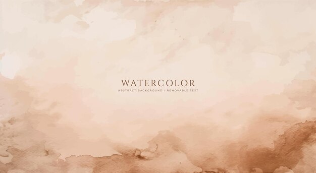 Fondo de acuarela horizontal abstracto Ilustración de fondo de espacio vacío de color claro neutro