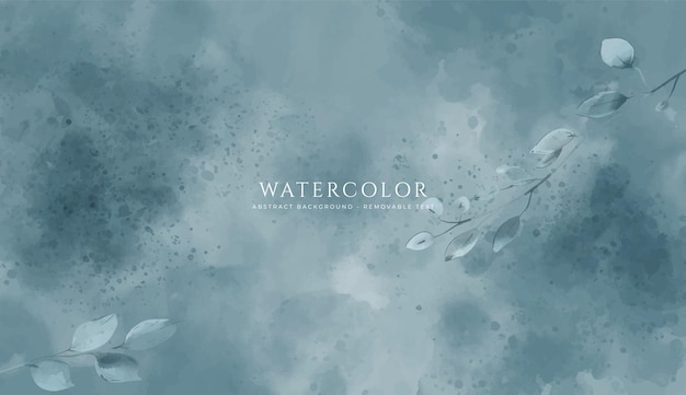 Fondo de acuarela horizontal abstracto Textura vectorial dibujada a mano Pintura acariciada con pincel acuarela de color pastel