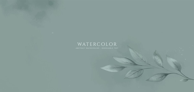Fondo de acuarela horizontal abstracto Textura vectorial dibujada a mano Pintura acariciada con pincel acuarela de color pastel