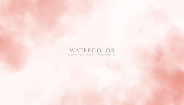 Fondo de acuarela horizontal abstracto Textura vectorial dibujada a mano Pintura acariciada con pincel acuarela de color pastel