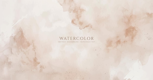 Fondo de acuarela horizontal abstracto Textura vectorial dibujada a mano Pintura acariciada con pincel acuarela de color pastel